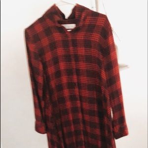 TIME flannel dress